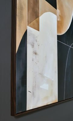 Ewanford Wall Art - Black Canvas Art modern furniture Contempo Furniture