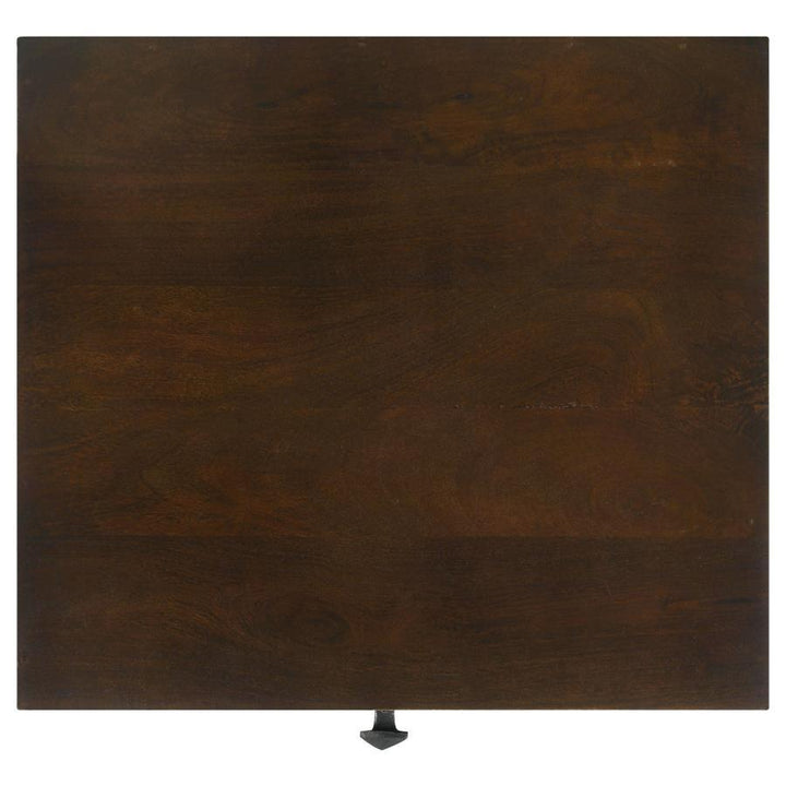 Ezra - 1 - Drawer Rectangular Accent Side Table - Coffee Brown Side Table modern furniture Contempo Furniture