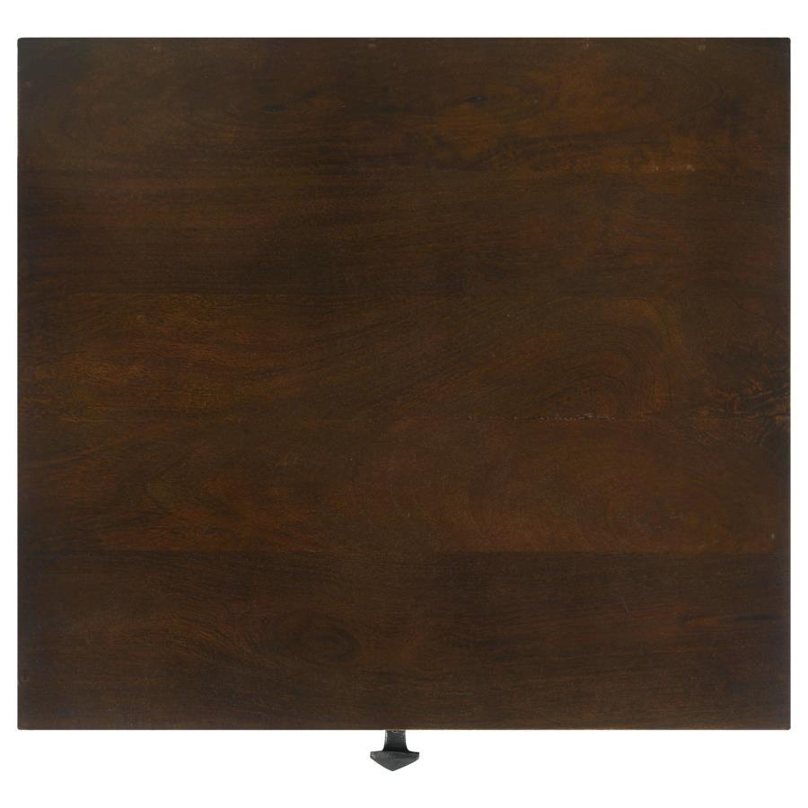 Ezra - 1 - Drawer Rectangular Accent Side Table - Coffee Brown Side Table modern furniture Contempo Furniture