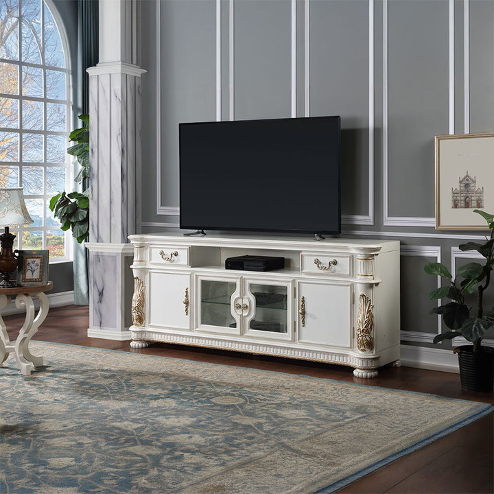 Vendome II - TV Stand - Antique Pearl