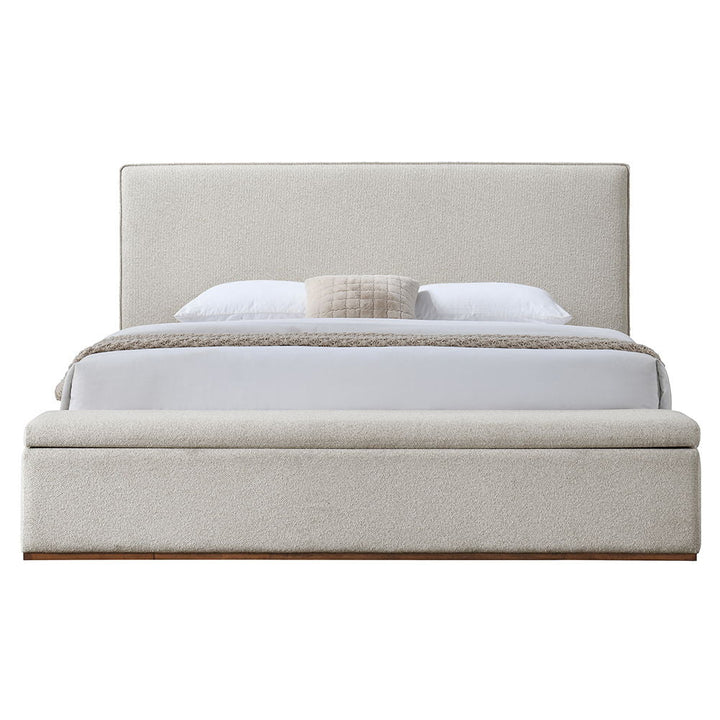 Boxter - Eastern King Bed With Storage - Beige