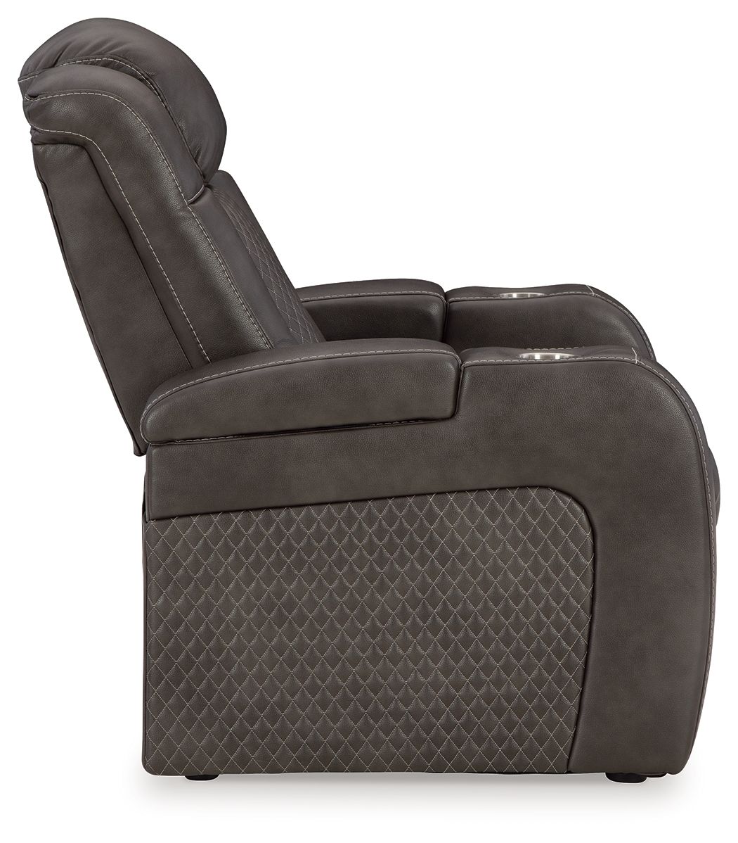 Fyne-Dyme - Power Recliner/Adj Headrest - Shadow