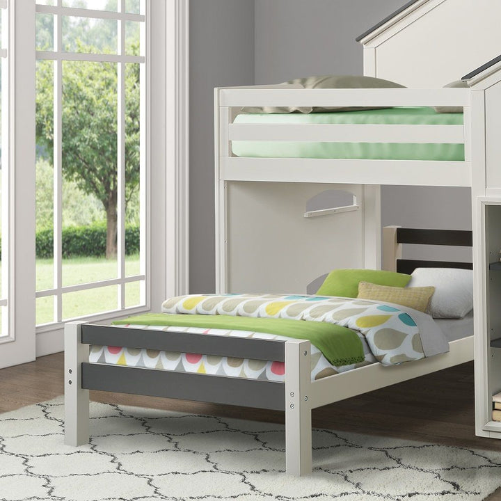 ACME Furniture Ratana Twin Bed Gray & White