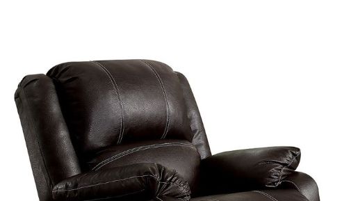 Zuriel - Synthetic Leather Recliner Chair - Brown