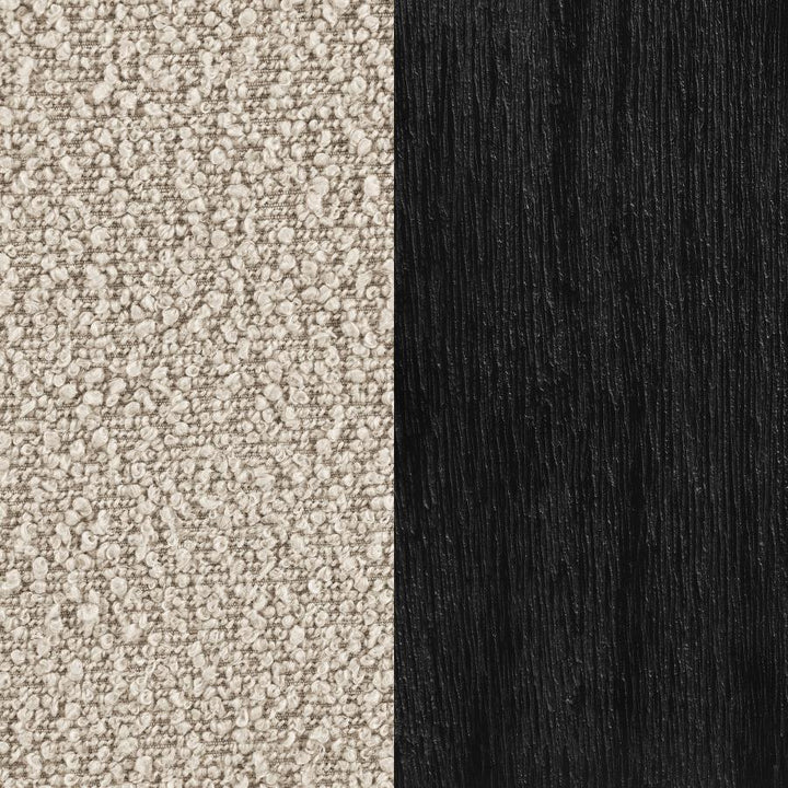 Fitzroy - Boucle Upholstered Accent Arm Chair - Latte