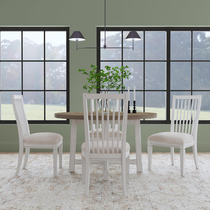 Melody Round Dining Table White