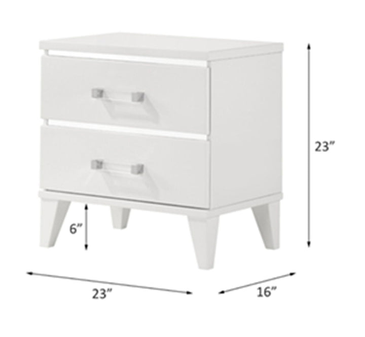 Chelsie - Nightstand - White