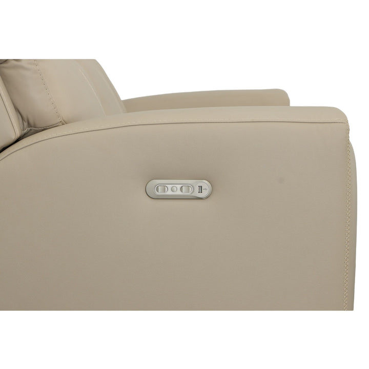 Flexsteel 1828-62PH-00912 Jarvis  Power Reclining Sofa With Power Headrests  Parchment