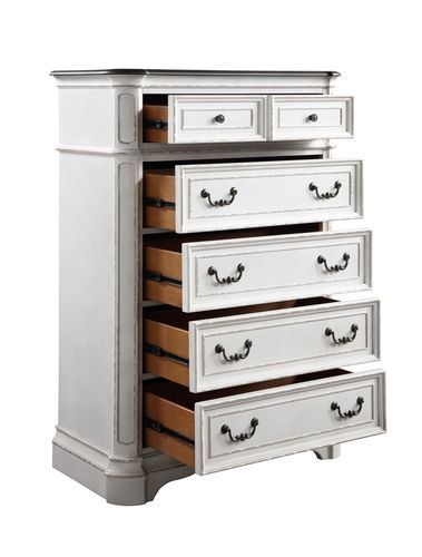 Florian - Chest - Antique White & Oak