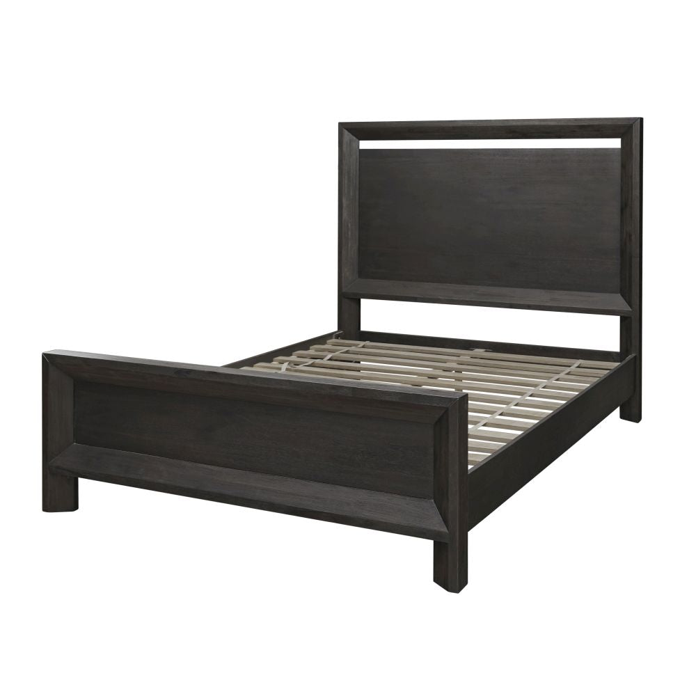 Modus Furniture 3Ju5H5 Chloe Wood Panel Bed In Basalt Grey