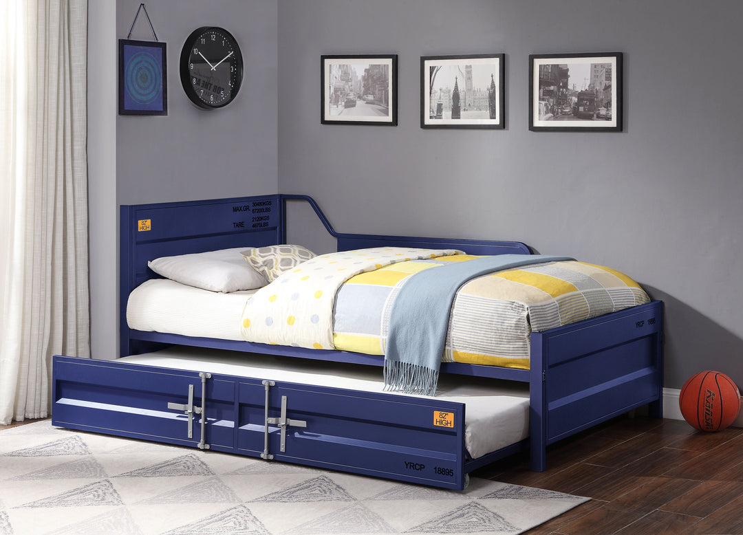 Cargo - Twin Daybed With Trundle - Blue