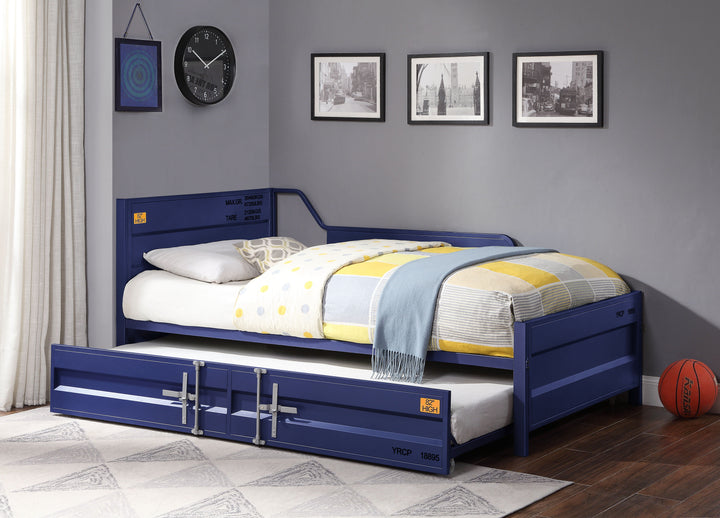 Cargo - Twin Daybed With Trundle - Blue