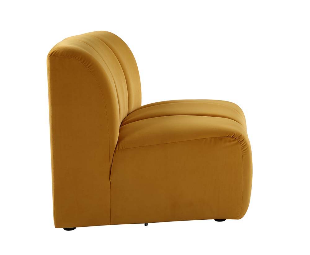 Felicia - Modular Chair - Yellow Velvet