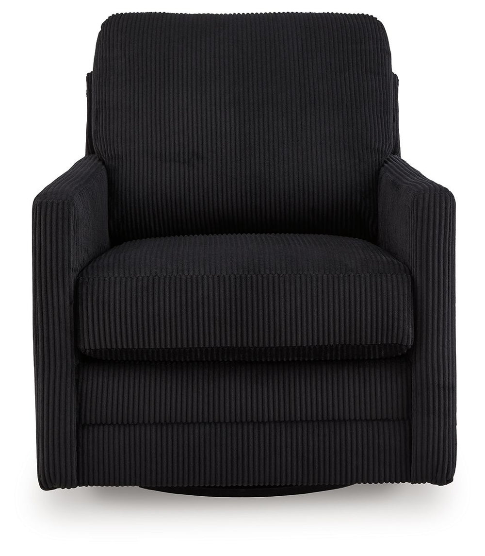 Icaman - Swivel Chair - Onyx by Ashley Furniture product image