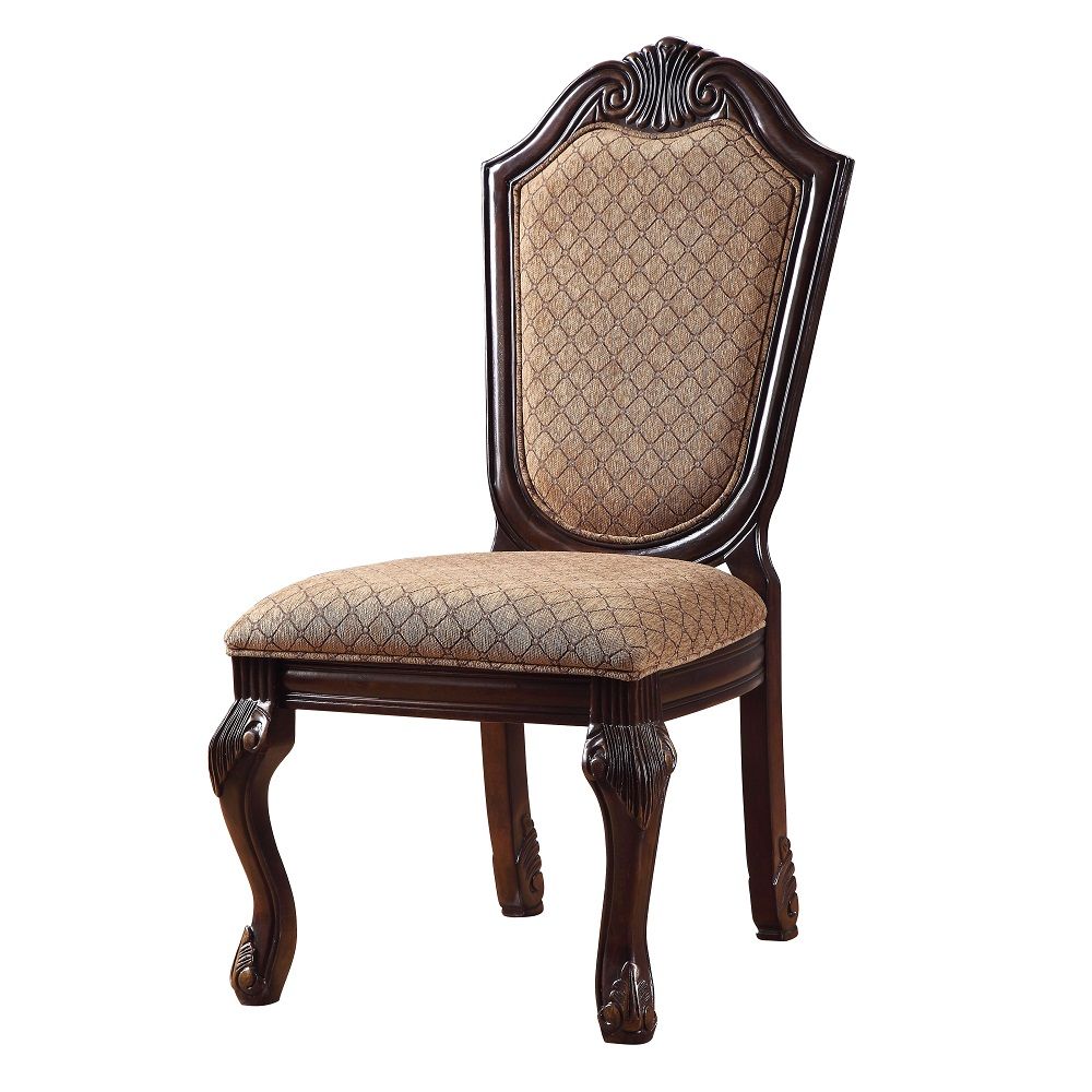Chateau De Ville - Fabric Side Chair Set of 2) - Espresso