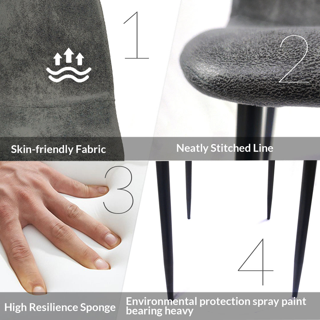 5-piece-round-dining-table-set-black-suede-tulip-base