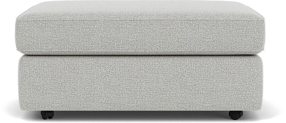 Vail Fabric Cocktail Ottoman with Casters