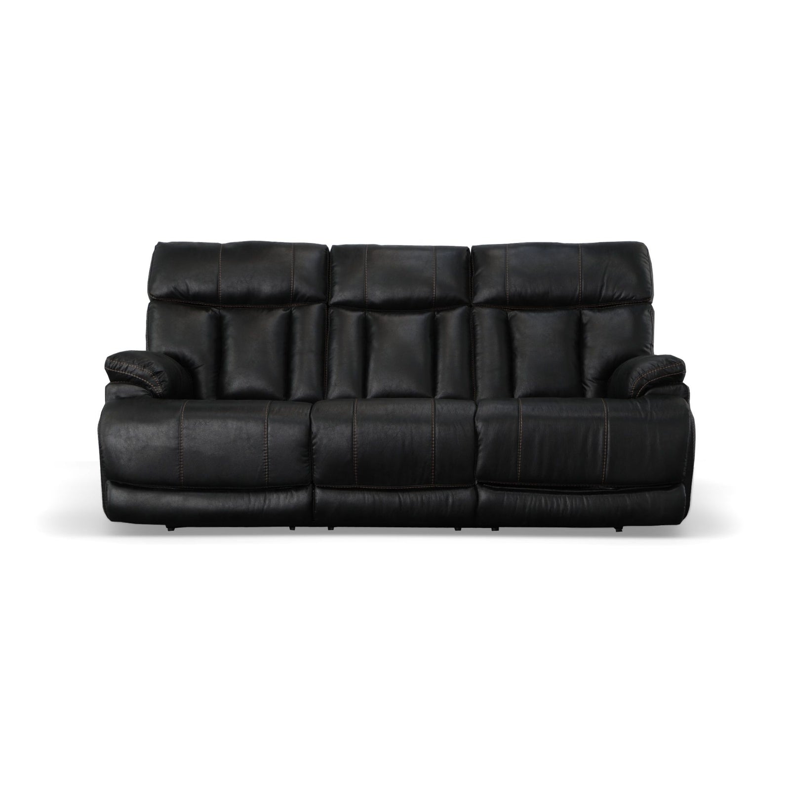Clive  Power Reclining Sofa With Power Headrests & Lumbar  Peppercorn