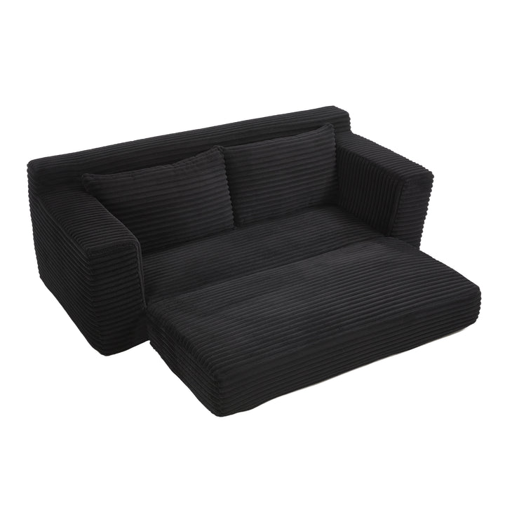 convertible-sofa-sleeper-with-memory-foam-steel-frame-corduroy-fabric