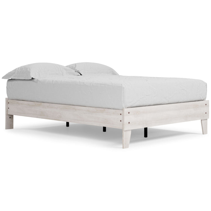 Shawburn - Full Platform Bed - Whitewash