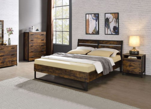 Juvanth - Eastern King Bed - Oak