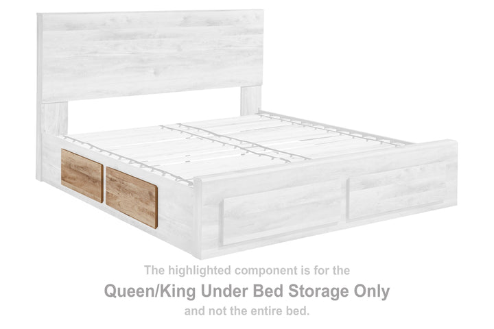 Hyanna - Queen/King Under Bed Storage - Tan Brown