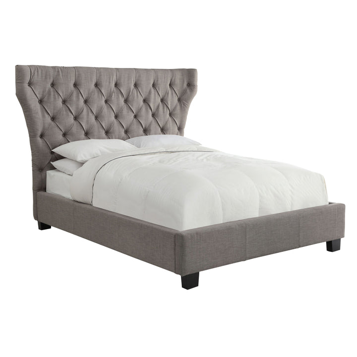 Modus Furniture 3Zh3L553 Melina Upholstered Platform Bed In Dolphin Linen