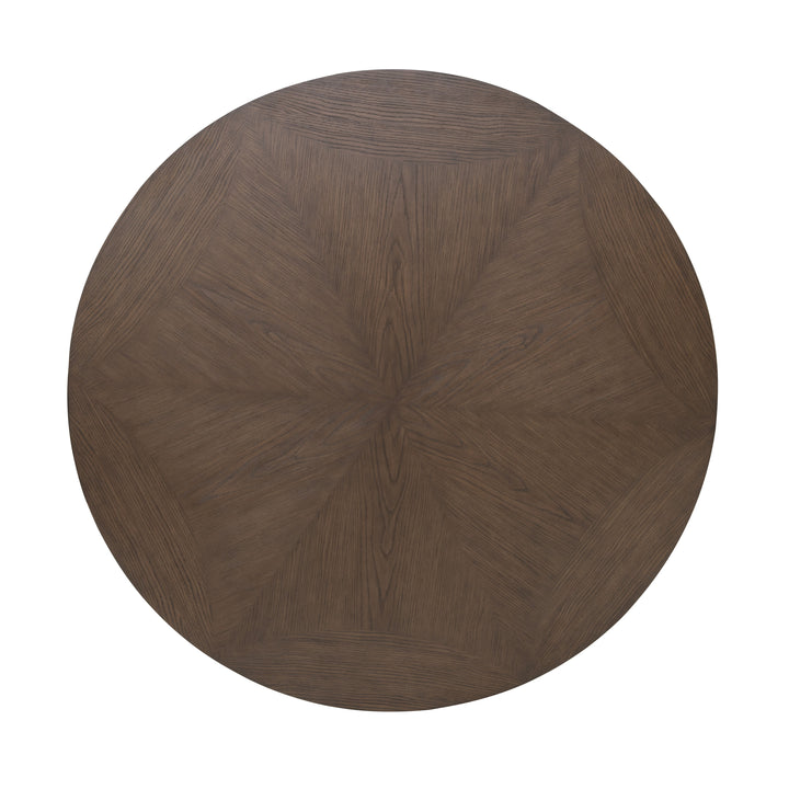 Flexsteel W1013-834 Athens  Round Dining Table  Chocolate Brown