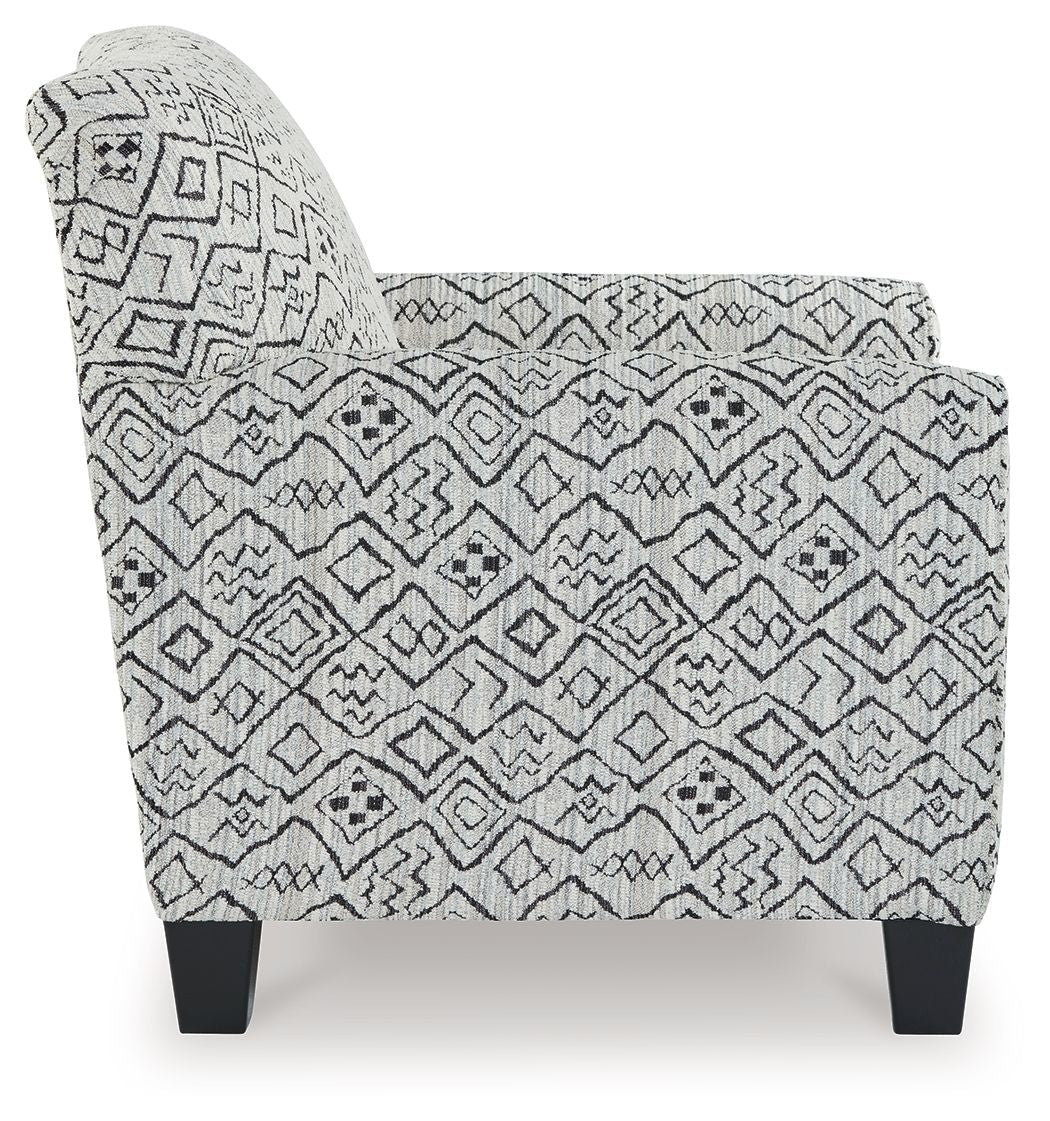 Hayesdale - Accent Chair - Black / Cream