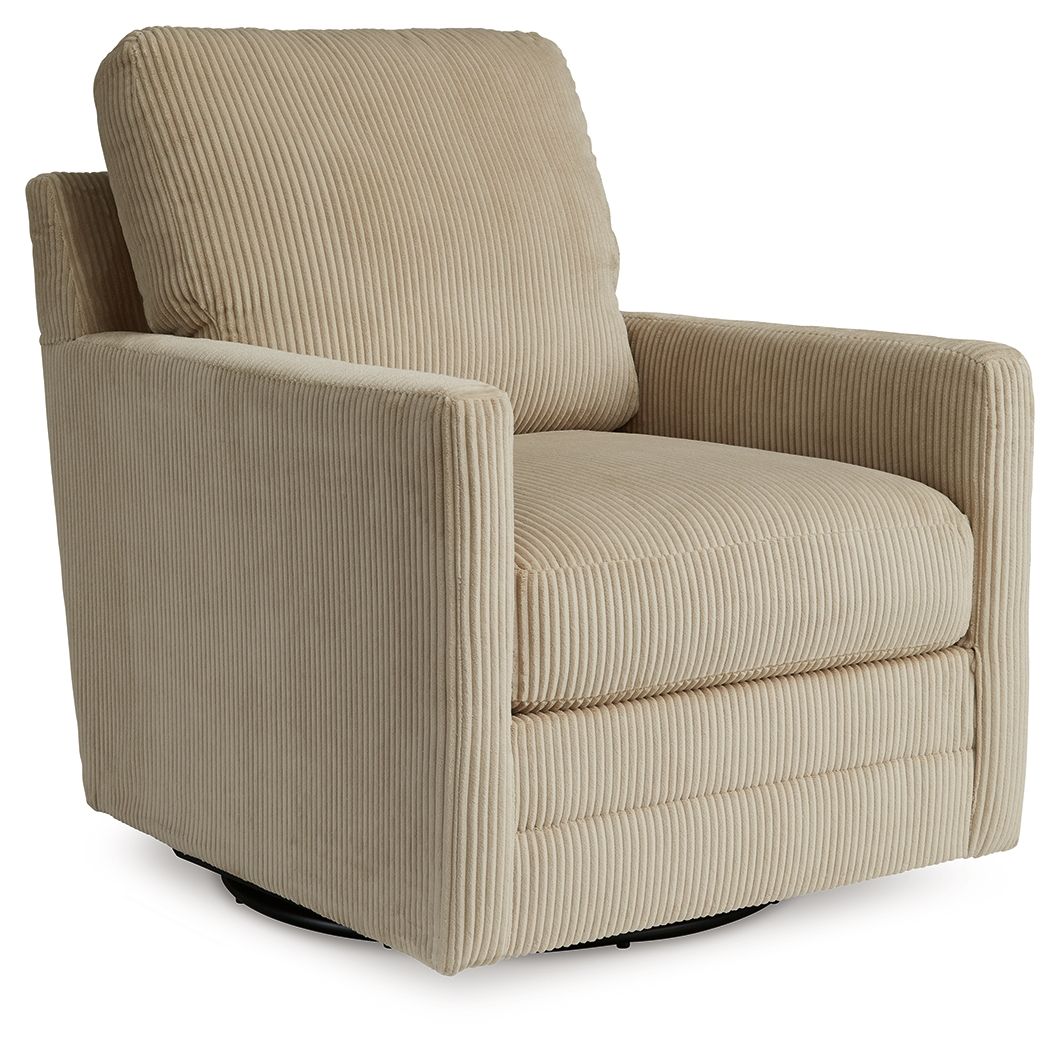Icaman - Swivel Chair - Sand by Ashley Furniture product image