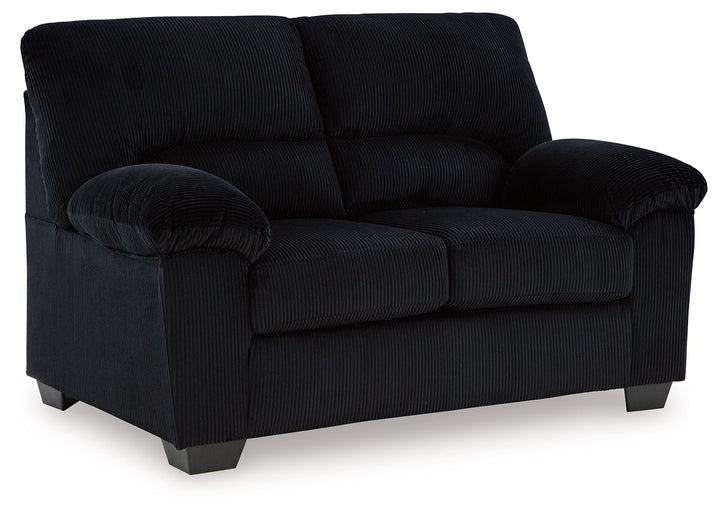 Simplejoy - Loveseat - Onyx