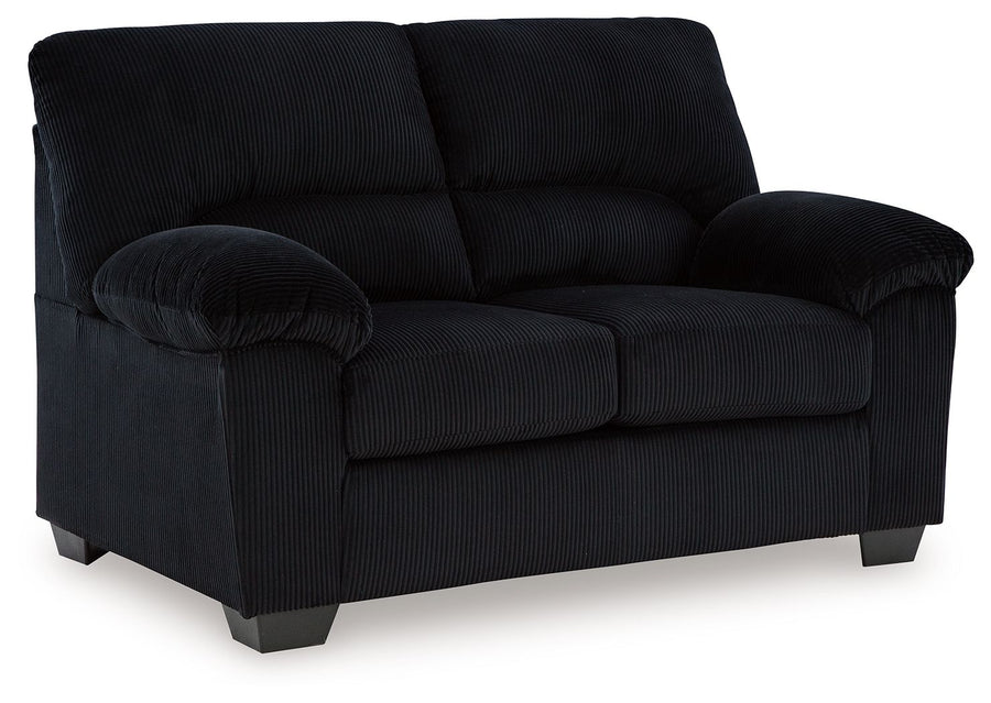 Simplejoy - Loveseat - Onyx