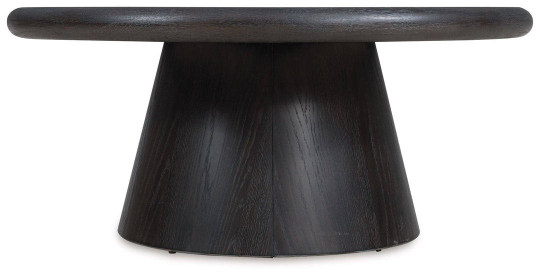 Bracken - Round Cocktail Table - French Black