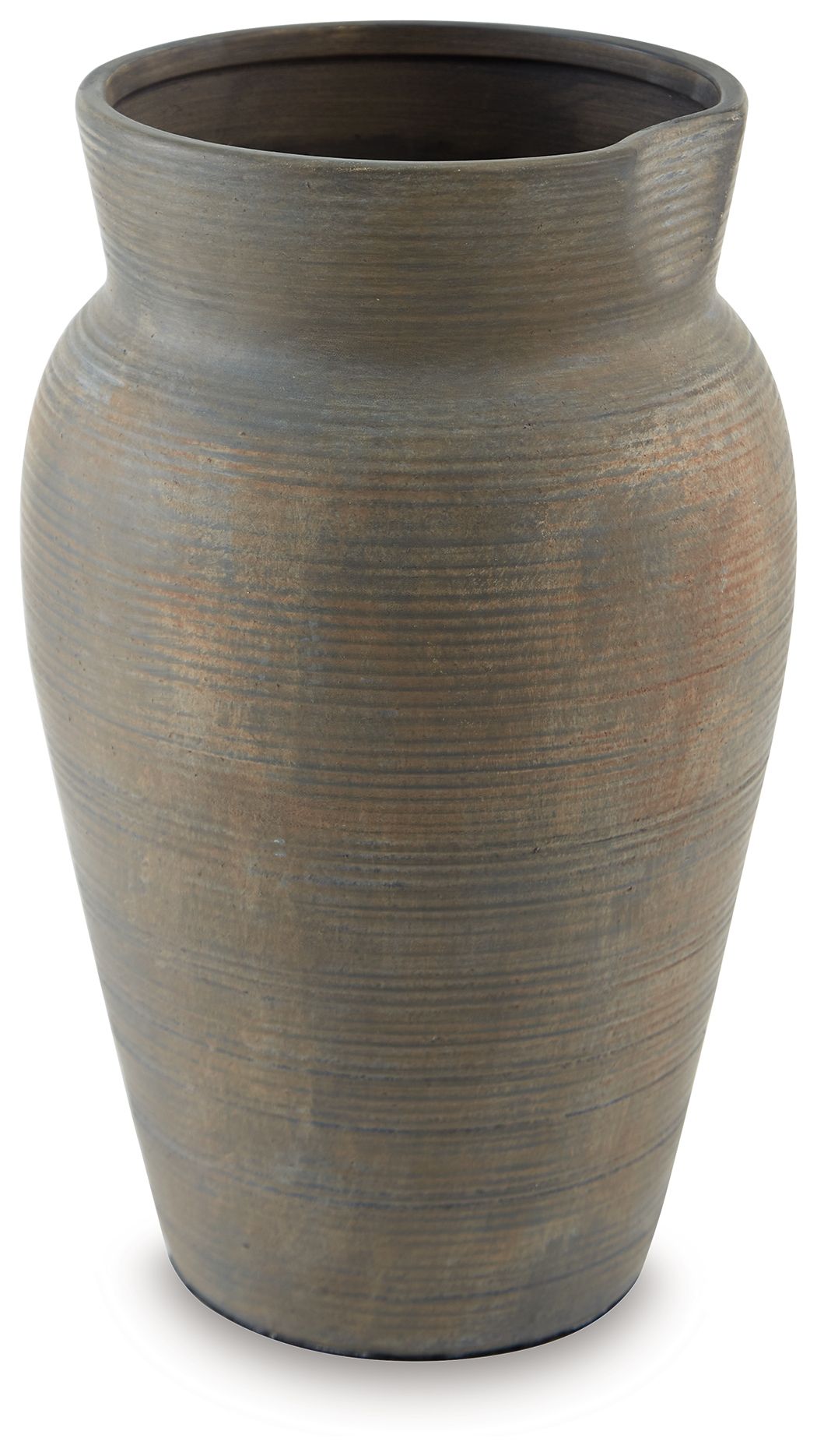 Brickmen - Vase - 12" - Antique Gray