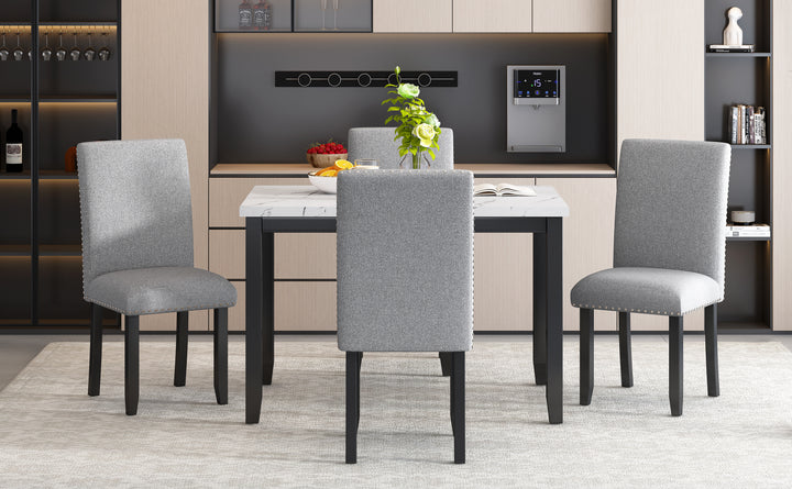 5-piece-modern-marble-dining-table-set-with-upholstered-chairs-white-light-gray-black