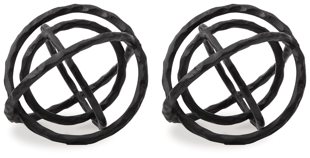 Barlee - Sculpture (Set of 2) - Black