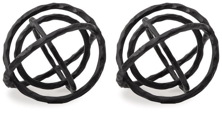 Barlee - Sculpture (Set of 2) - Black