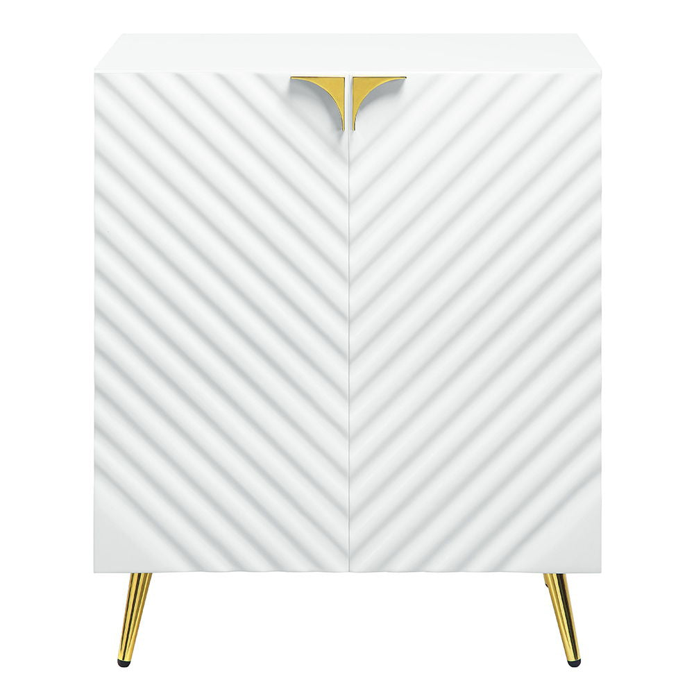 Gaines - Console Cabinet - White High Gloss