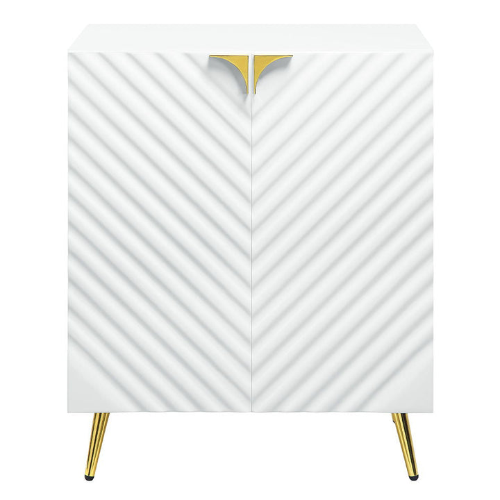 Gaines - Console Cabinet - White High Gloss