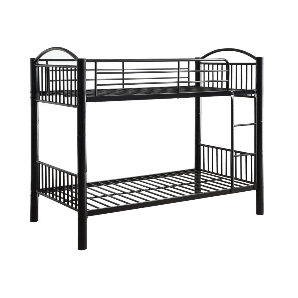 Cayelynn - Twin Over Twin Bunk Bed - Black