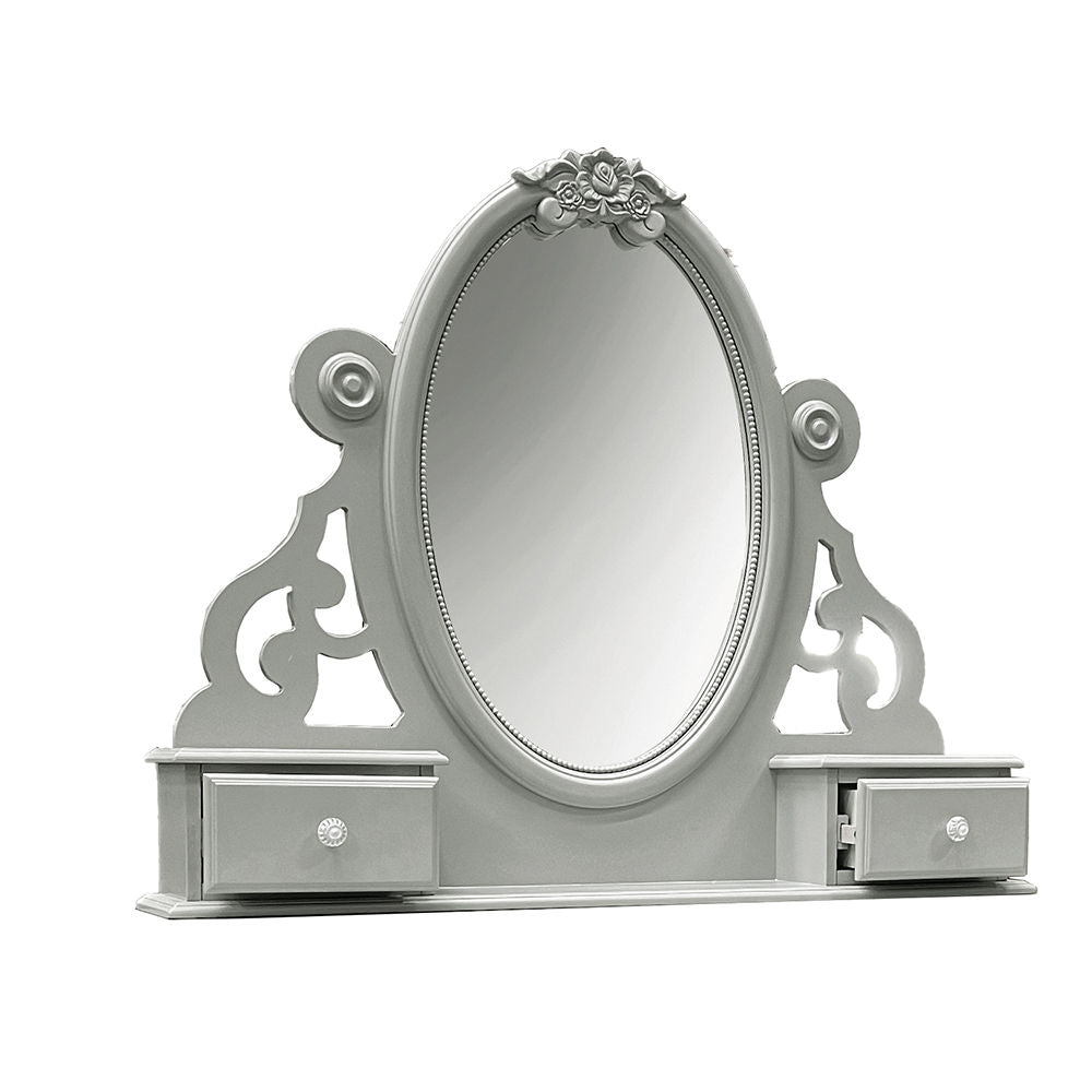 Flora - Mirror With Jewlery - Gray