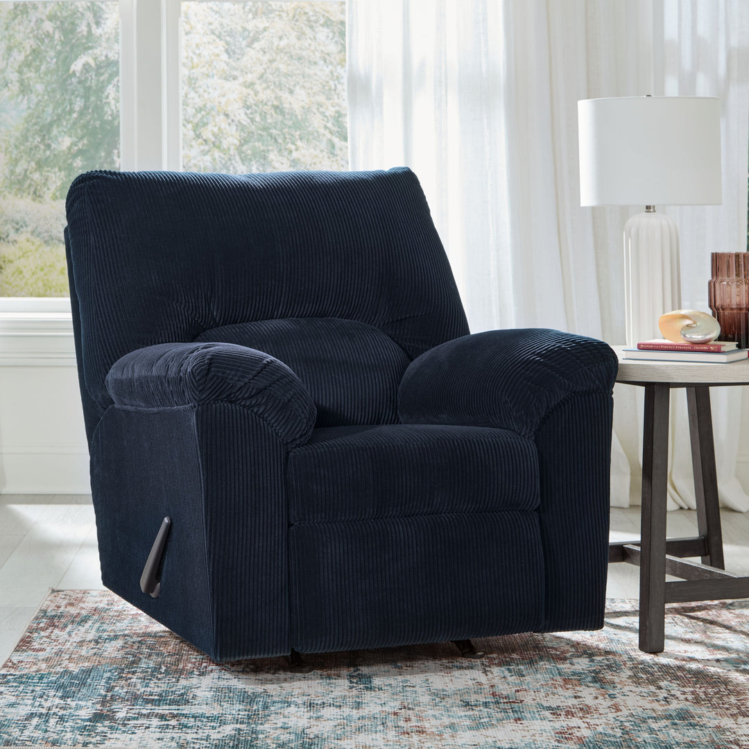 Simplejoy - Rocker Recliner - Navy