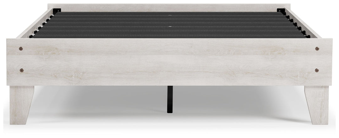 Shawburn - Full Platform Bed - Whitewash