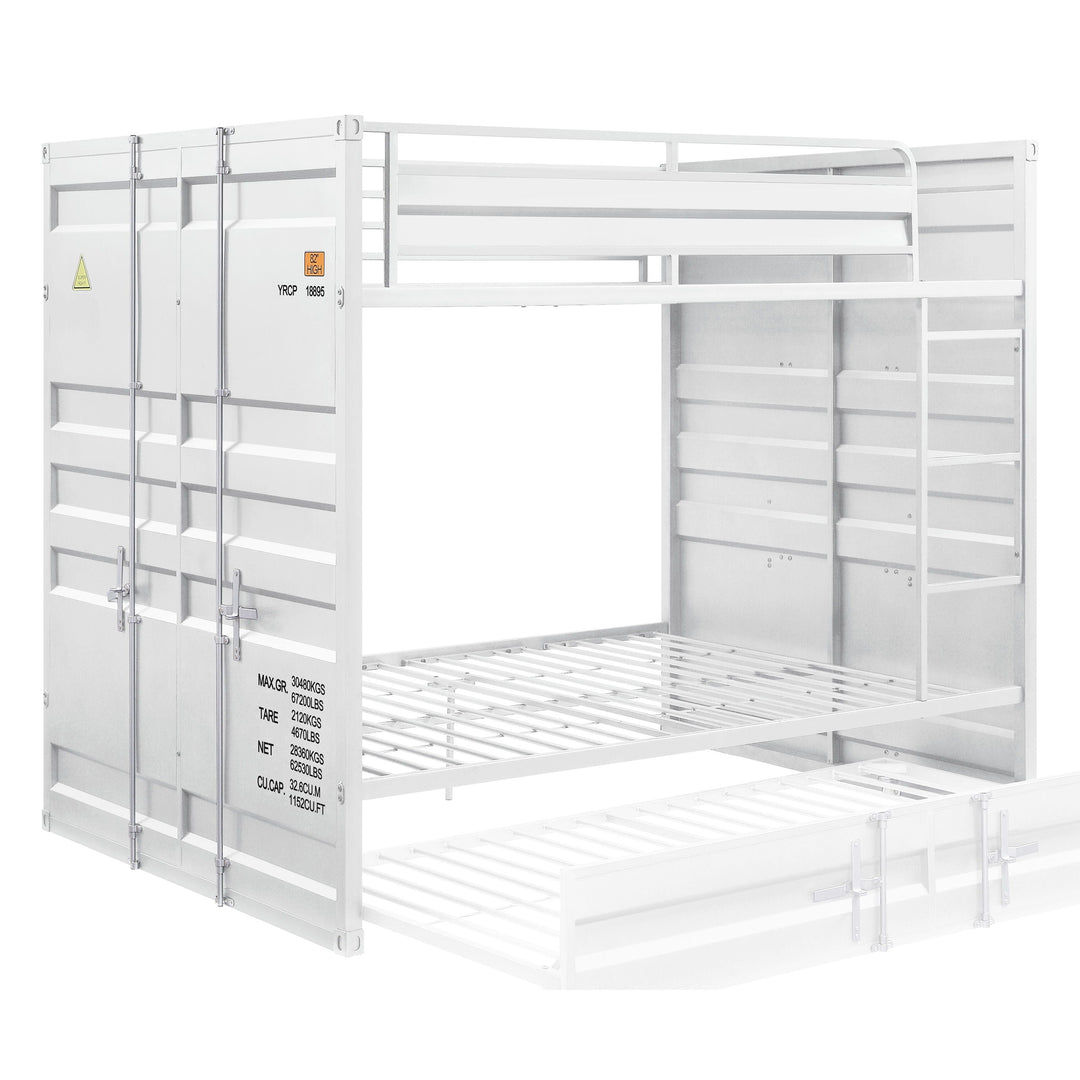 Cargo - Full Over Full Bunk Bed - White