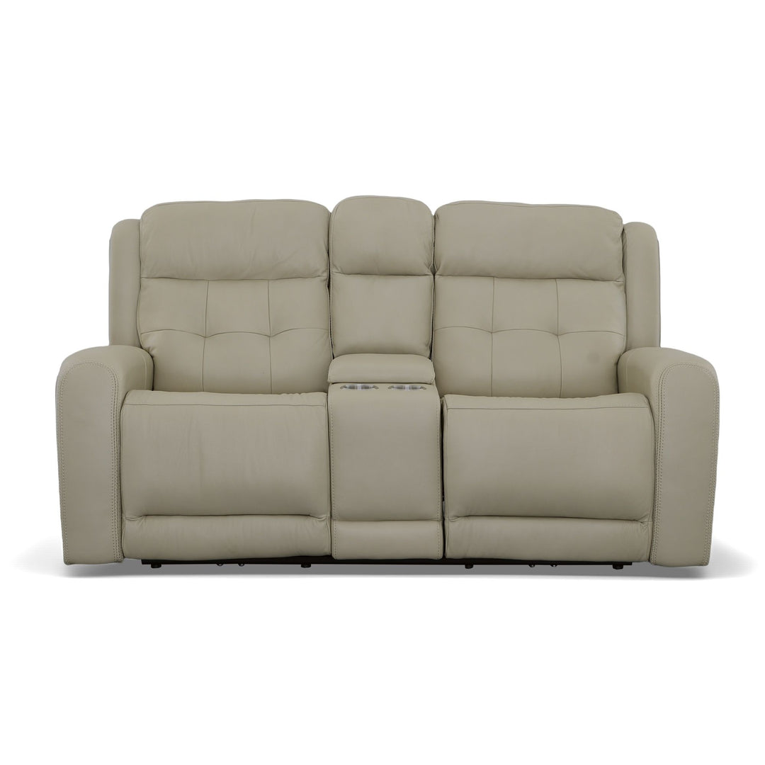 flexsteel-1480-64ph-00911-grant-power-reclining-loveseat-with-console-power-headrests-ivory