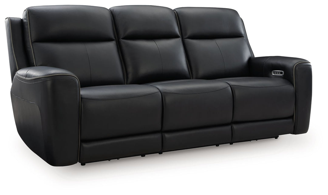 5Z-Comfort Power Reclining Sofa with Adjustable Headrest