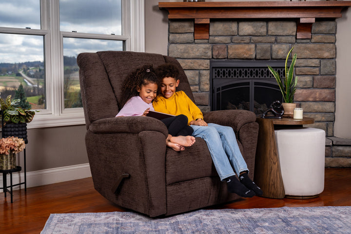 Plush Gliding Recliner Buffalo