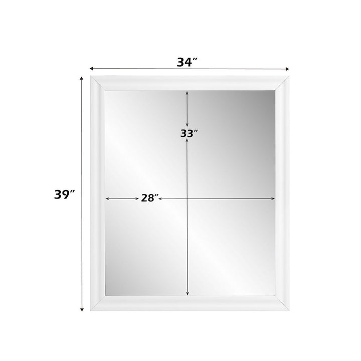 Gaines - Mirror - White High Gloss
