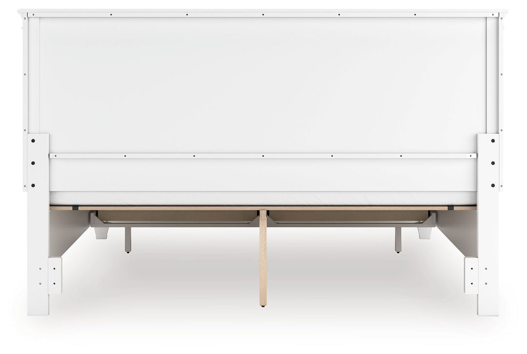 Fortman - King Panel Storage Bed - White by Ashley Furniture product image