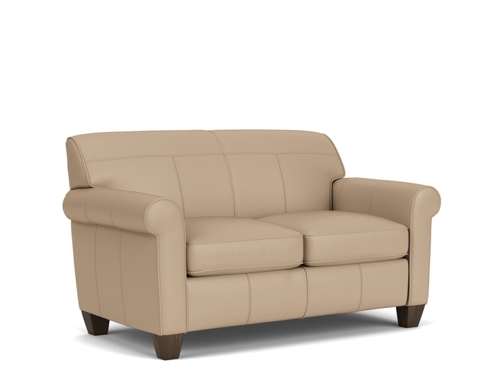 Dana Leather Loveseat